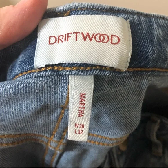 DRIFTWOOD Sundance Martha Flare & Wide Leg Denim Jeans - Size 28/32 - Picture 4 of 9